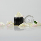 Silver Black PP Durable Skincare Jar / Caps 15ml 30ml 50ml