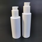 Empty 120ml Refillable White Pet Plastic Body Lotion Shampoo airless Pump Bottle