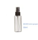 Round 10ML Plastic Cosmetic Spray Bottles FDA Small Clear PET Screen Printing