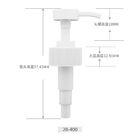 Colored Treatment Plastic Screw Lotion Pump With 24 28 Sizes