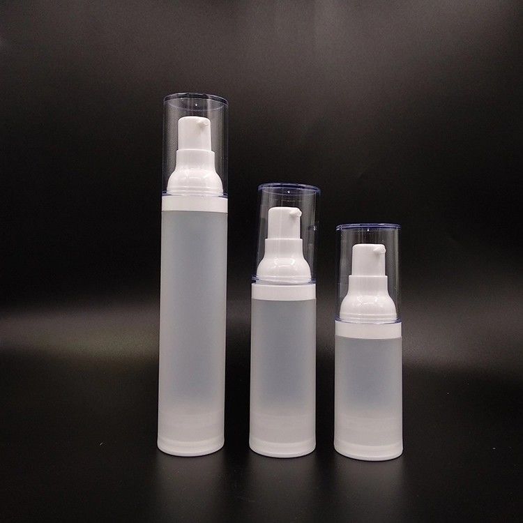 20ml 50ml Skin Care Cosmetic Cream Packaging / AS Clear Airless Pump Bottles